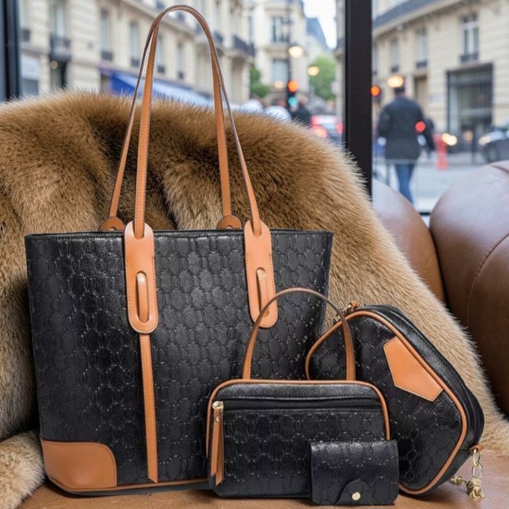 4 - Piece Handbag Set - Where Style Meets Everyday Power